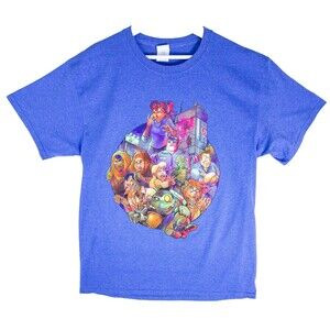 Teenage Mutant Ninja Turtles 2021 Men's Size Large Blue TMNT Graphic T-shirt